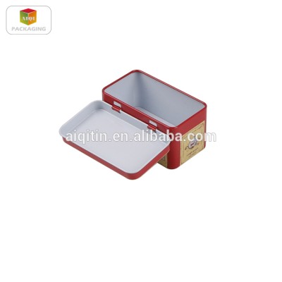 hinged tin boxes wholesale