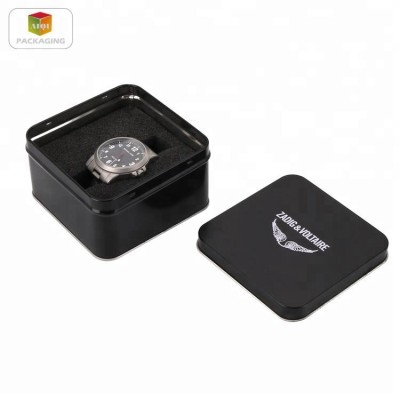 tin watch box / fossil watch box