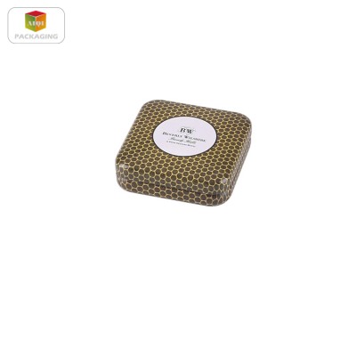 Hot sale food grade small square metal tin candy favor boxes