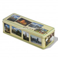 Rectangular bakery tin / custom cookie packaging tin / metal biscuit tin