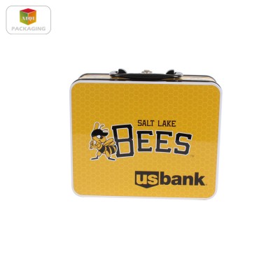 hot sale rectangular metal tin lunch box