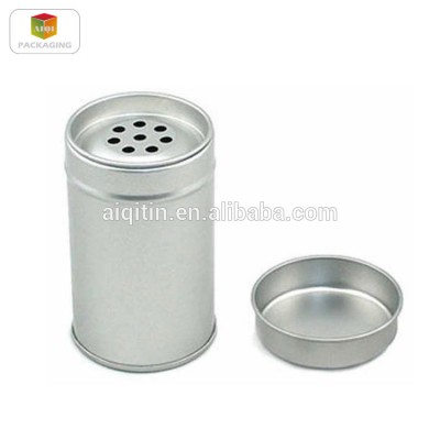 wholesale metal spice tins small round tin box for black pepper