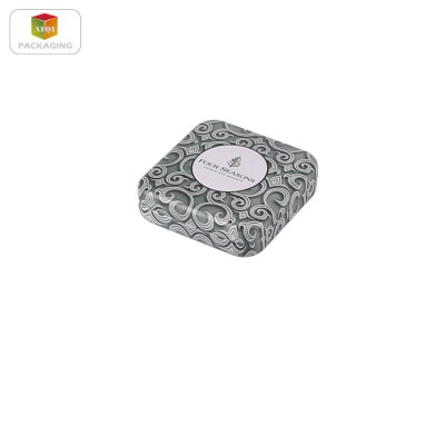 Lovely wholesale metal packaging square decorative tin box for mini condoms