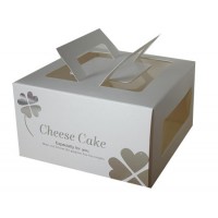 good quality offset printed cake paper box with cut out window