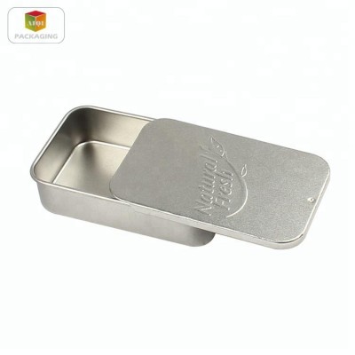 slide cover metal tin box