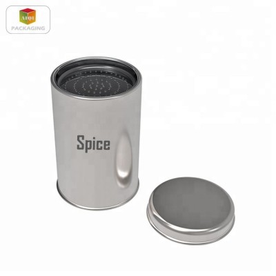 spice tin box with plastic lid